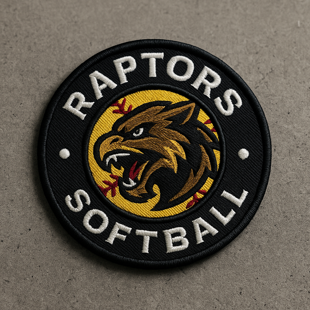 Custom embroidered patch sample