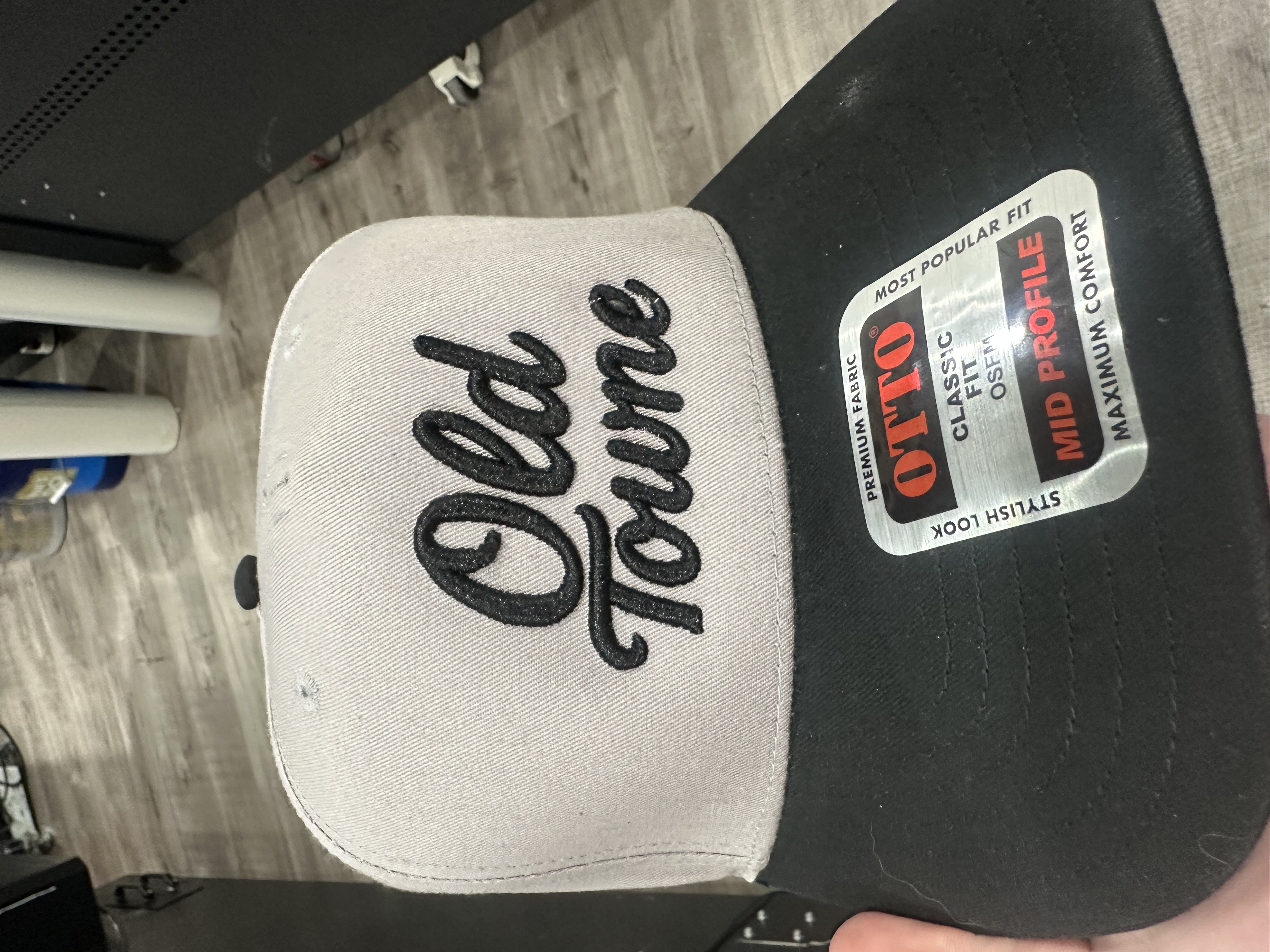 Finished custom apparel sample