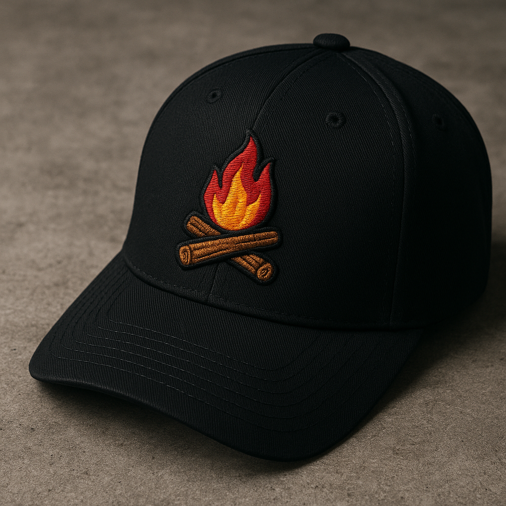 Raised hat embroidery